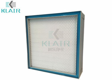 Mini filtro de ar do gel de silicone do plissado, filtros reversos de Hepa do selo do gel para o quarto desinfetado