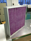 Filtro de ar médio da fábrica do painel da dobradura da eficiência para a maquinaria precisa eletrônica