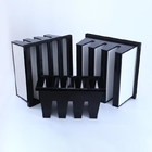 Tipo plástico filtro do quadro/quadro V do metal de ar compacto do meio para o sistema de ventilação