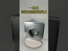 Filtro de ar substituível da fibra de vidro HEPA da unidade do módulo de filtro do lado HEPA da sala para a sala de limpeza