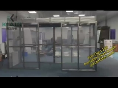 Cabine limpa personalizada do ISO 7 limpos modulares limpos da classe 100 Room/ISO 5