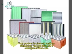 Filtros de ar plissados descartáveis G4 para ar condicionado industrial de pré-filtração