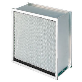 Eficiência de alta temperatura do filtro de ar 99,99 de Hepa com quadro de aço inoxidável