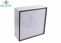 Eficiência do filtro 99,97 de Klair HEPA, filtros de alta temperatura de Hepa do quadro do metal
