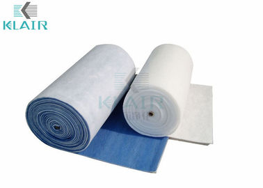 Rolo material sintético azul branco dos filtros de ar da cabine de pulverizador para pre o filtro
