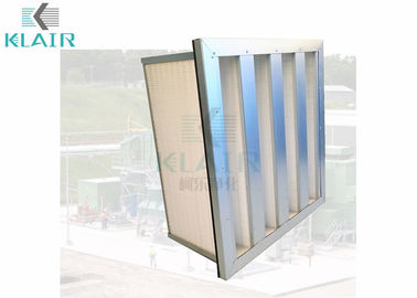 Filtro alto do fluxo da entrada de ar da turbina de gás de KLAIR com construção de aço galvanizada rígida 24x24x12