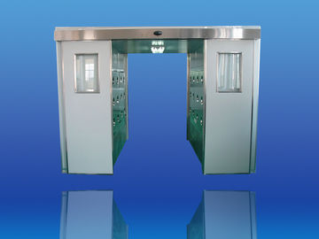 Chuveiro de ar automático da sala de limpeza da porta deslizante para a remoção de poeira da pessoa/carga