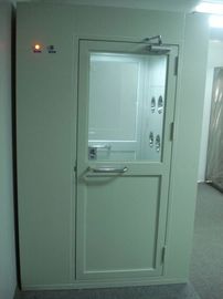 Chuveiro de ar automático da sala de limpeza do ventilador três lateral com bocais ajustáveis